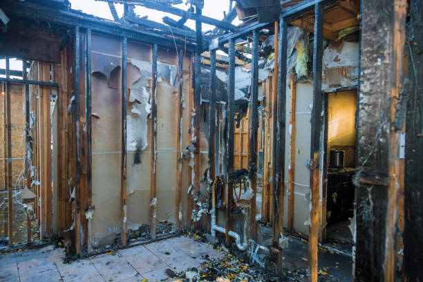 Professional Fire Damage Removal technician working in Kittanning, PA